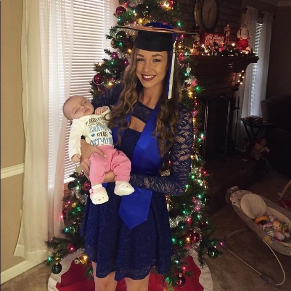 Blue Lace Dress
